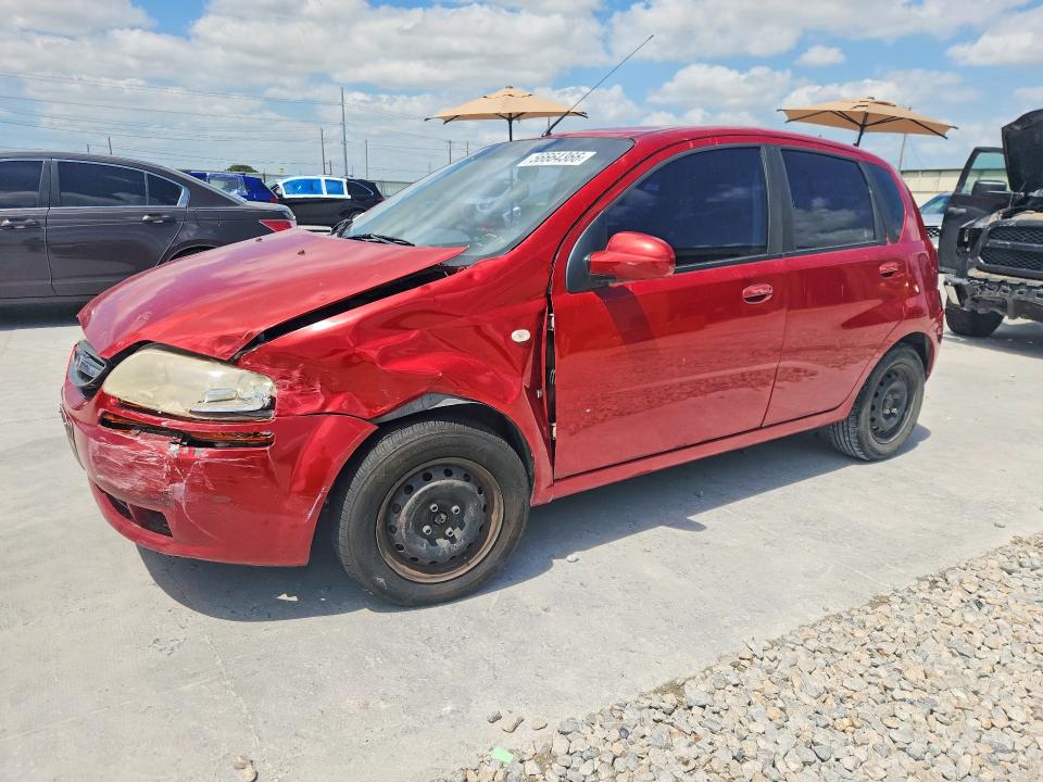 CHEVROLET AVEO 2008 with VIN KL1TD66678B269779 - Photo from auction