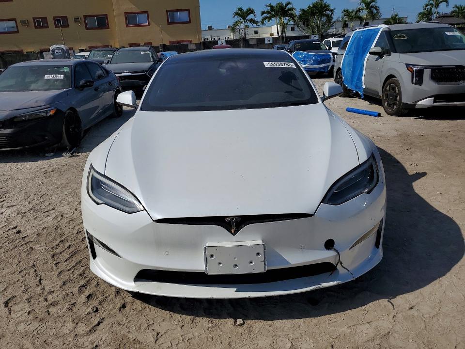 Photo 5 from auction – 2021 TESLA MODEL S with VIN 5YJSA1E57MF454091