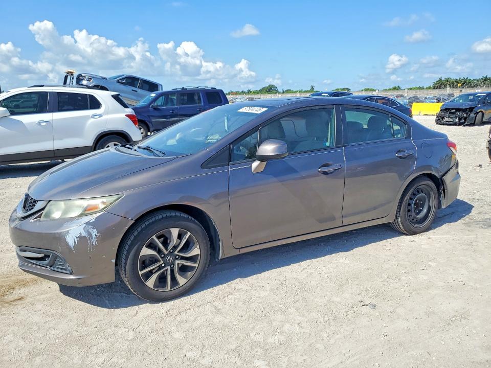 HONDA CIVIC 2013 with VIN 19XFB2F82DE230326 - Photo from auction