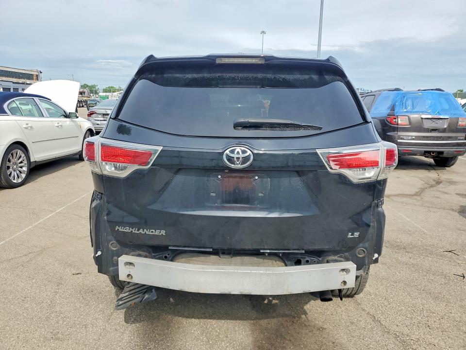 Photo 6 from auction – 2014 TOYOTA HIGHLANDER with VIN 5TDZARFH0ES007797