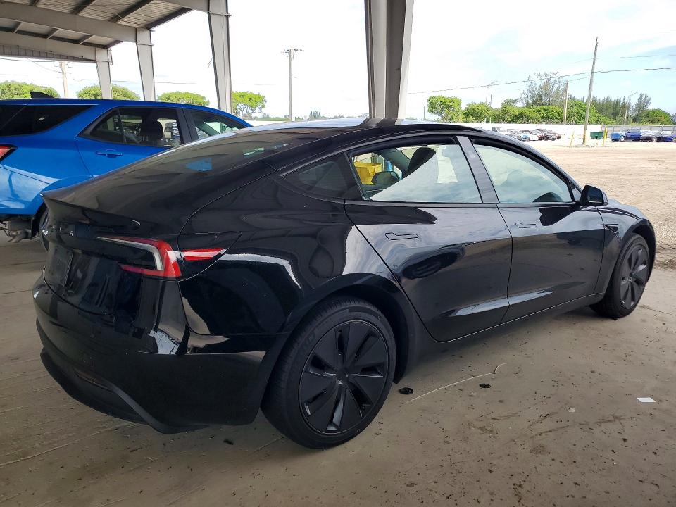 Photo 3 from auction – 2025 TESLA MODEL 3 with VIN 5YJ3E1EA1SF943525
