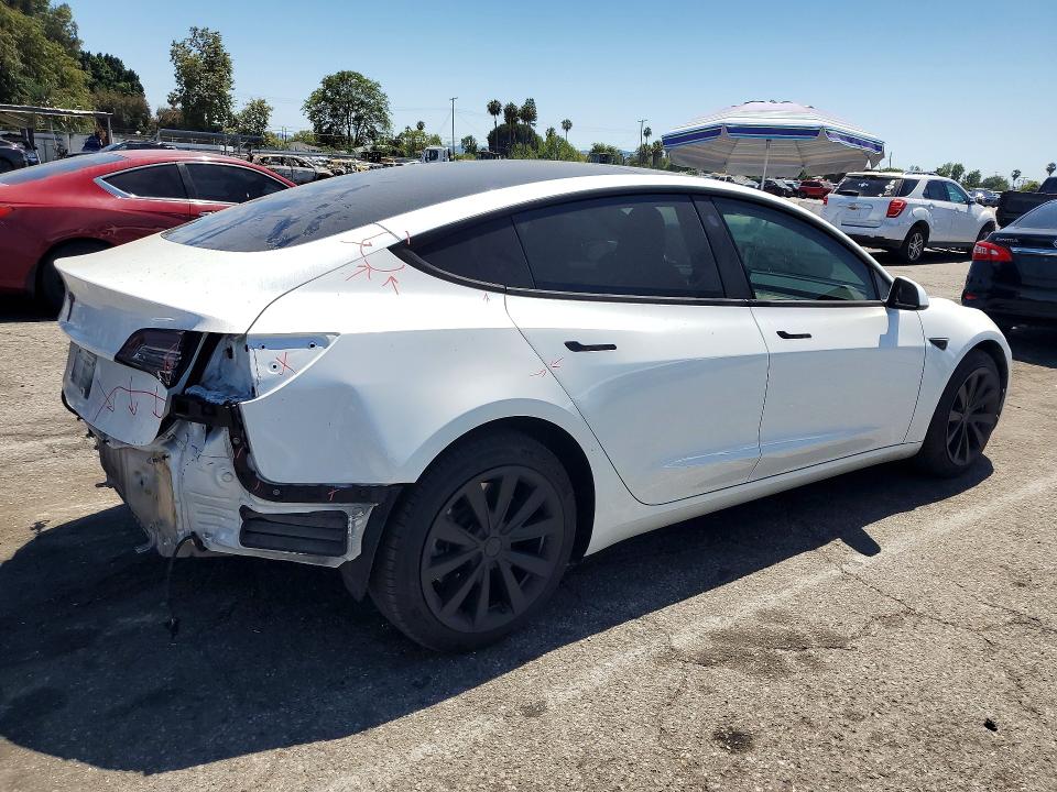 Photo 3 from auction – 2023 TESLA MODEL 3 with VIN 5YJ3E1EAXPF541218