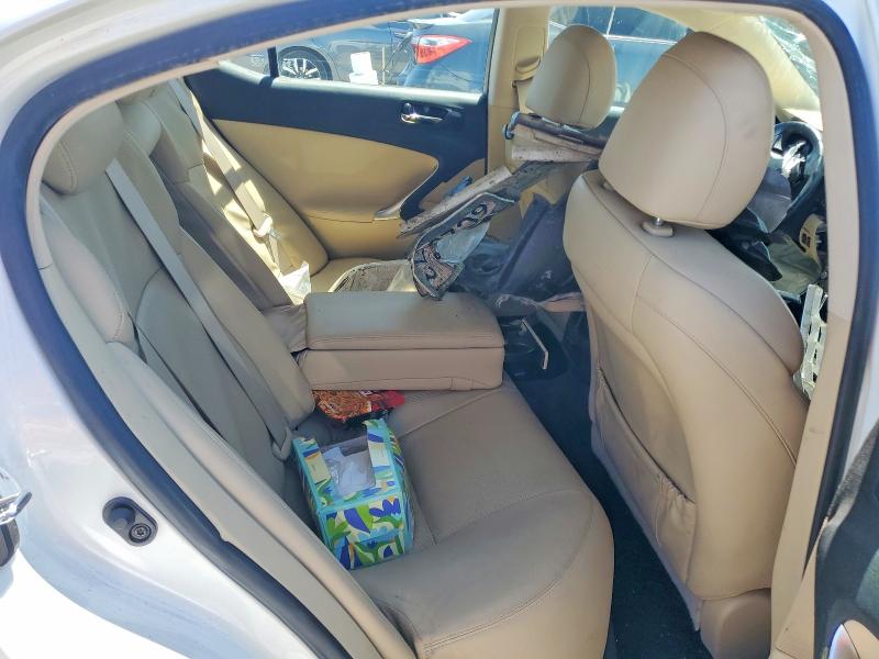 Photo 10 from auction – 2008 LEXUS IS with VIN JTHBK262582069630
