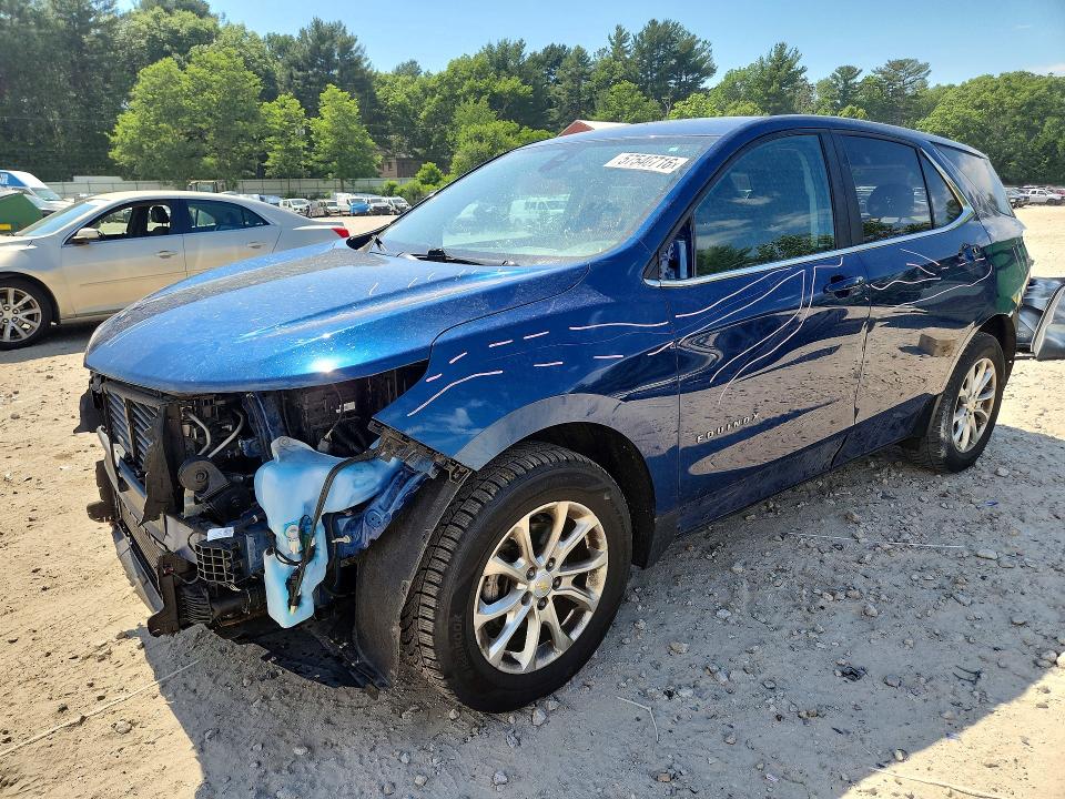 CHEVROLET EQUINOX 2021 with VIN 2GNAXUEV2M6101671 - Photo from auction