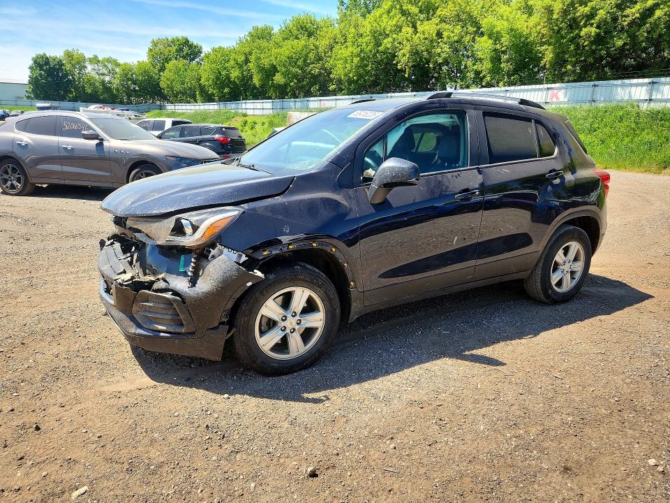 CHEVROLET TRAX 2021 with VIN KL7CJPSB3MB343619 - Photo from auction