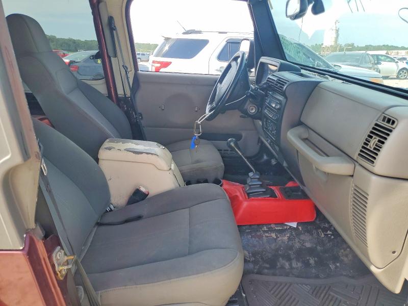 Photo 10 from auction – 2003 JEEP WRANGLER / TJ with VIN 1J4FA59S73P352281