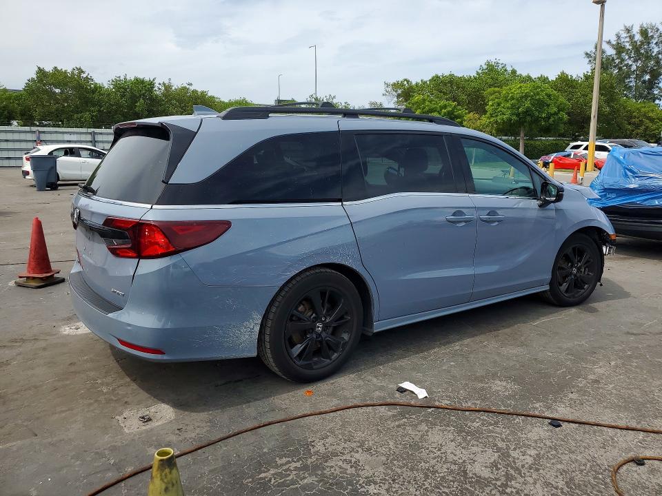Photo 3 from auction – 2023 HONDA ODYSSEY with VIN 5FNRL6H7XPB048832
