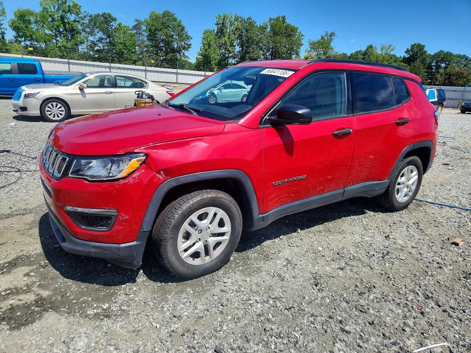 JEEP COMPASS 2018 with VIN 3C4NJCAB6JT102234 - Photo from auction