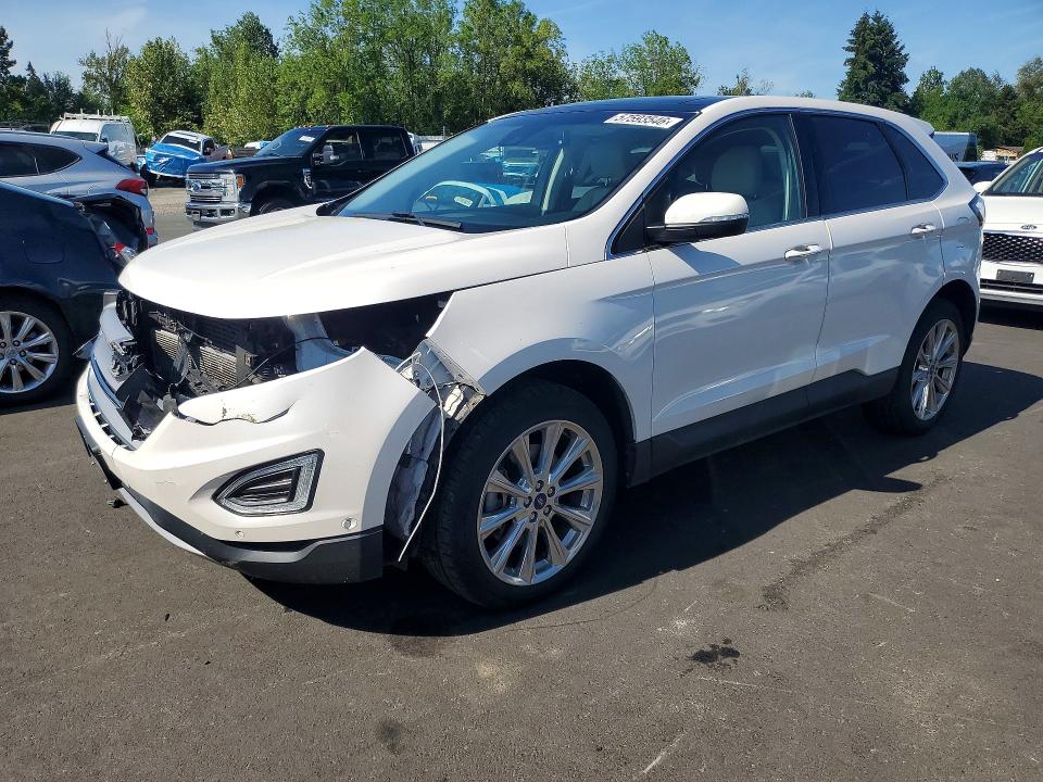 FORD EDGE 2017 with VIN 2FMPK3K87HBB04780 - Photo from auction