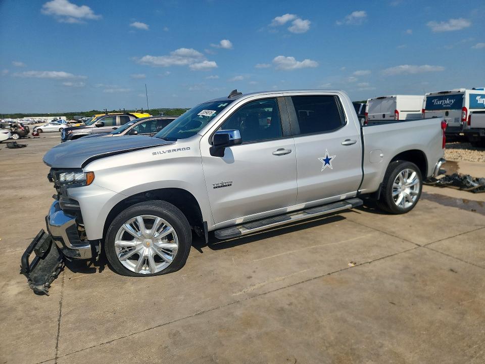 CHEVROLET SILVERADO 2020 with VIN 3GCPWCED3LG169195 - Photo from auction