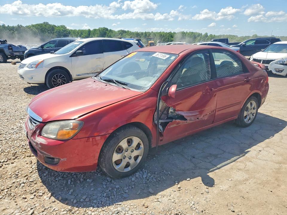 KIA SPECTRA 2009 with VIN KNAFE221495606797 - Photo from auction