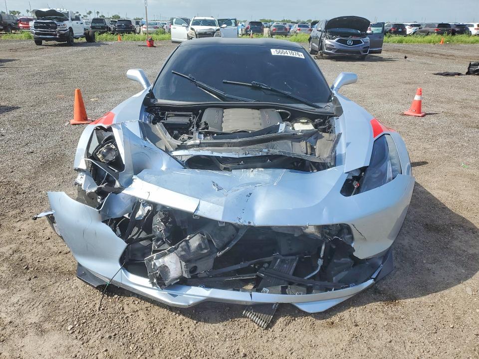 Photo 5 from auction – 2017 CHEVROLET CORVETTE with VIN 1G1YX2D75H5111829