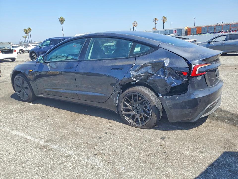 Photo 2 from auction – 2024 TESLA MODEL 3 with VIN 5YJ3E1EA9RF865019