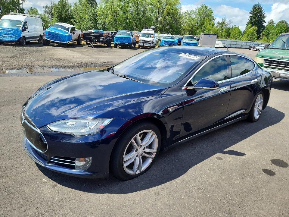 TESLA MODEL S 2014 with VIN 5YJSA1H17EFP47435 - Photo from auction
