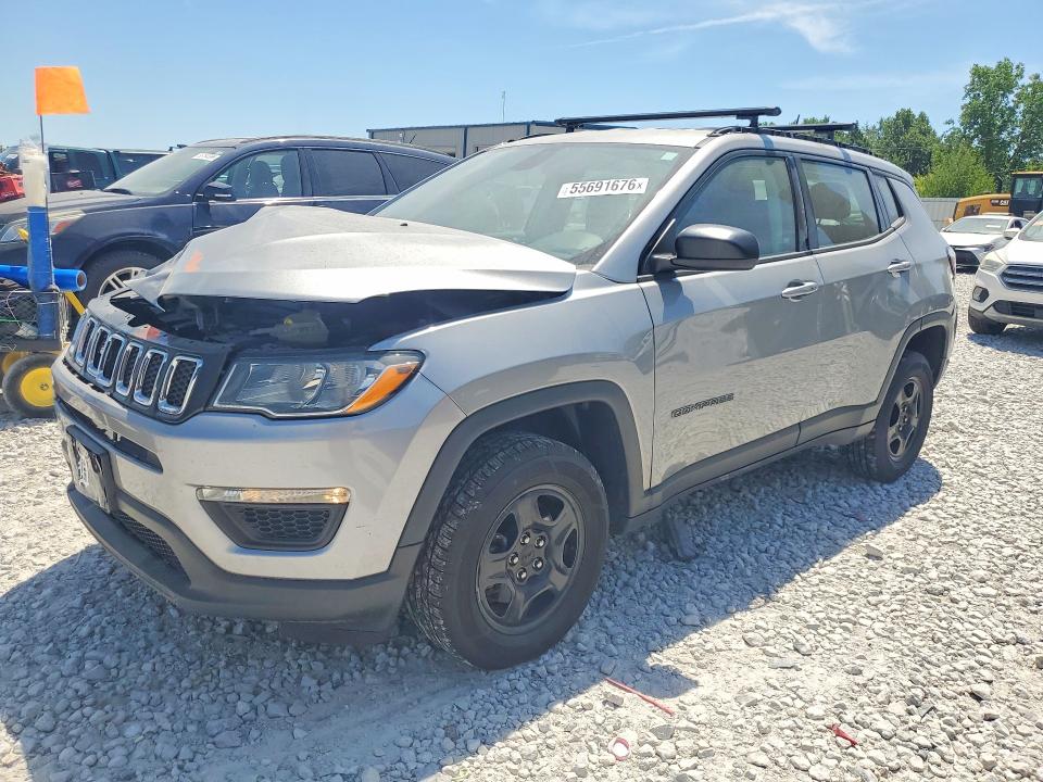 JEEP COMPASS 2020 with VIN 3C4NJDAB5LT210174 - Photo from auction