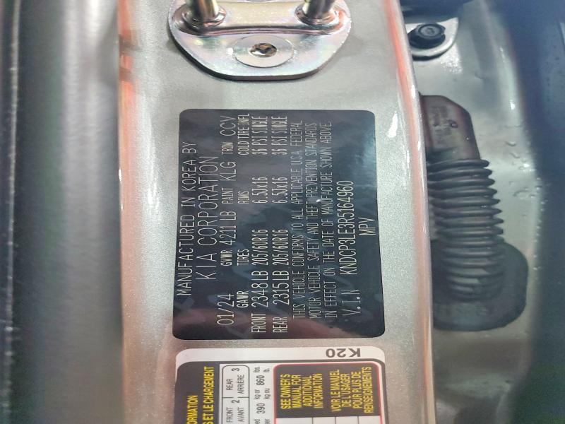 Photo 14 from auction – 2024 KIA NIRO with VIN KNDCP3LE3R5164960