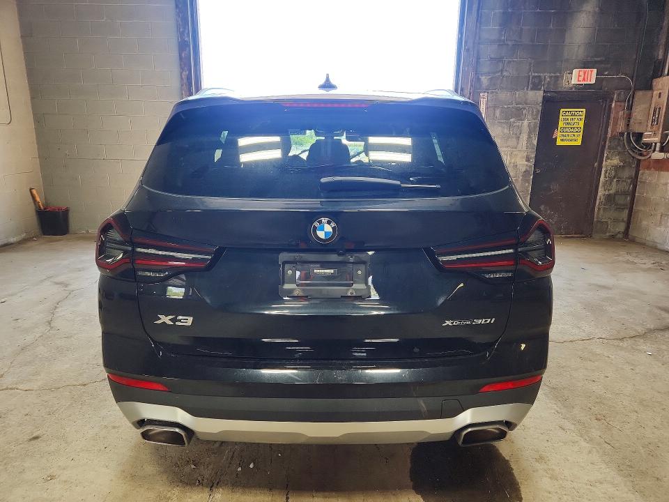 Photo 6 from auction – 2022 BMW X3 with VIN 5UX53DP07N9M15568