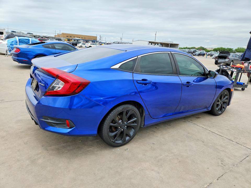 Photo 3 from auction – 2020 HONDA CIVIC with VIN 19XFC2F85LE030410