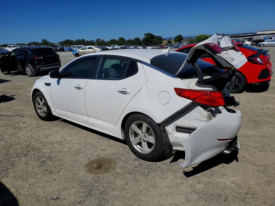 Photo 2 from auction – 2015 KIA OPTIMA with VIN KNAGM4A76F5661370