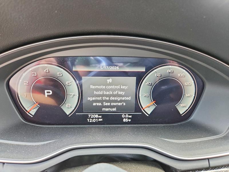 Photo 9 from auction – 2025 AUDI A5 with VIN WAUFACF55SA002560