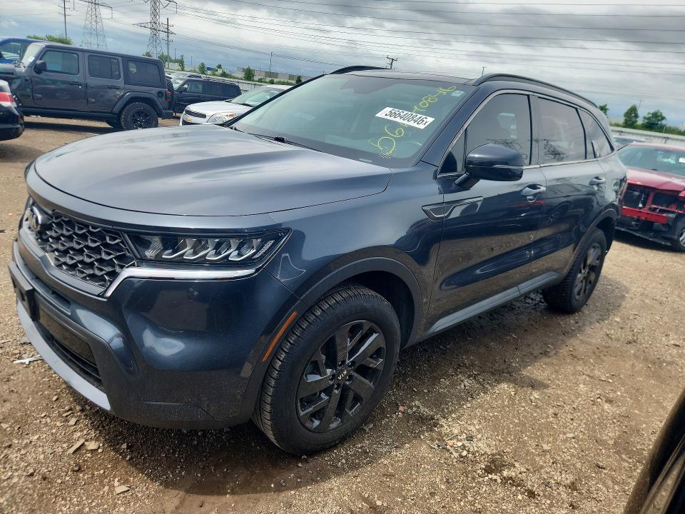 KIA SORENTO 2021 with VIN 5XYRLDLC8MG038135 - Photo from auction