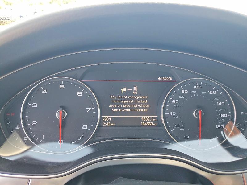 Photo 9 from auction – 2012 AUDI A6 with VIN WAUBGAFC7CN019399