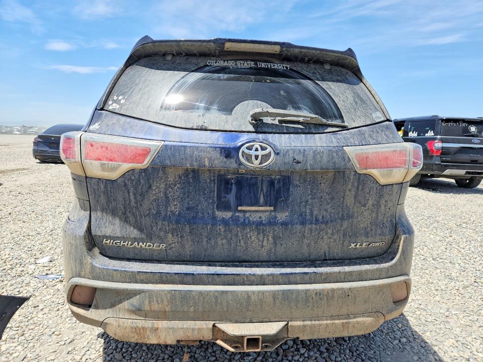 Photo 6 from auction – 2015 TOYOTA HIGHLANDER with VIN 5TDJKRFH6FS168103