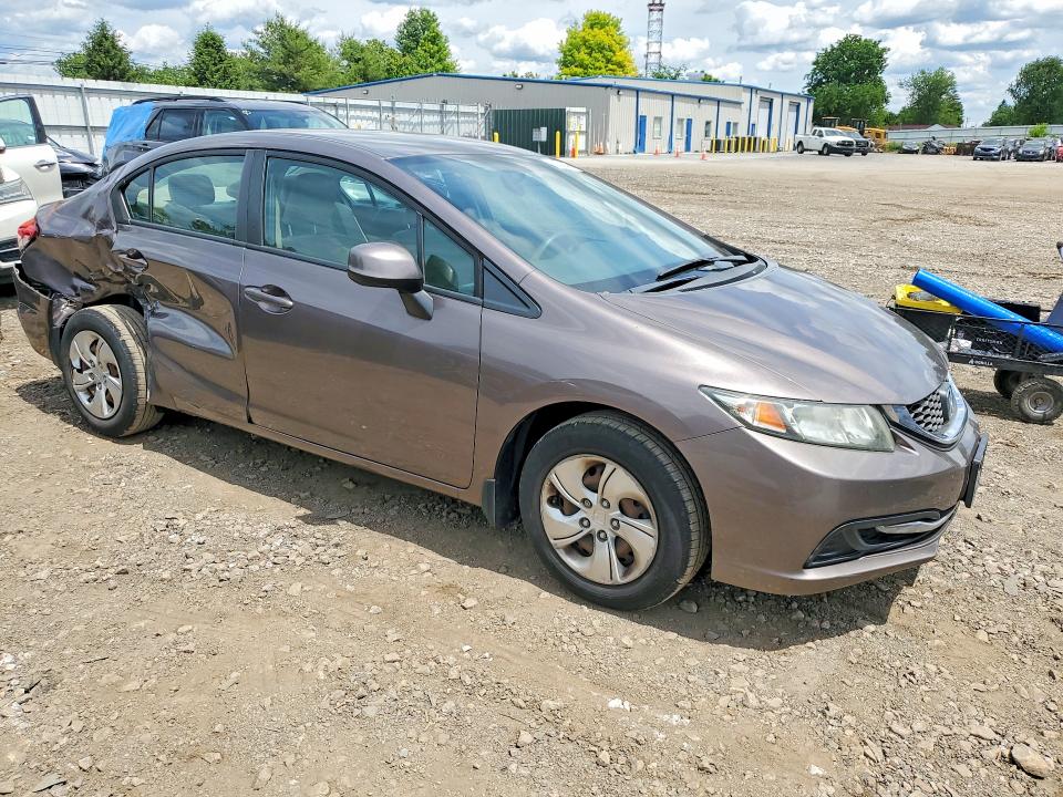 Photo 4 from auction – 2013 HONDA CIVIC with VIN 19XFB2F59DE286849