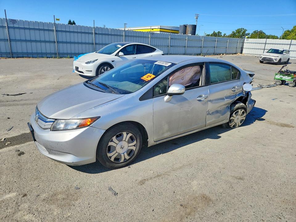 HONDA CIVIC 2012 с VIN JHMFB4F21CS010953 - Снимка от търг