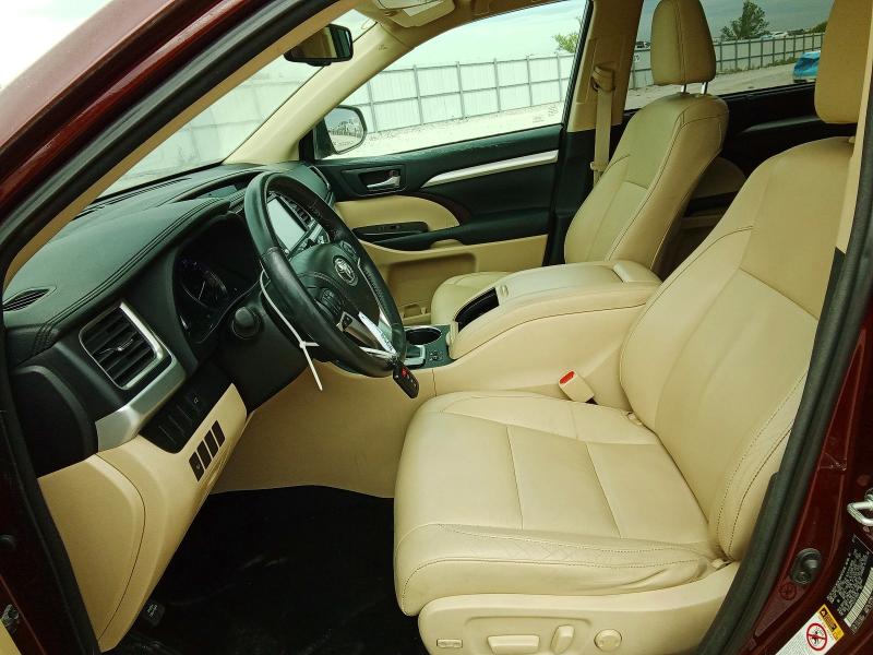 Photo 7 from auction – 2014 TOYOTA HIGHLANDER with VIN 5TDJKRFH2ES019959