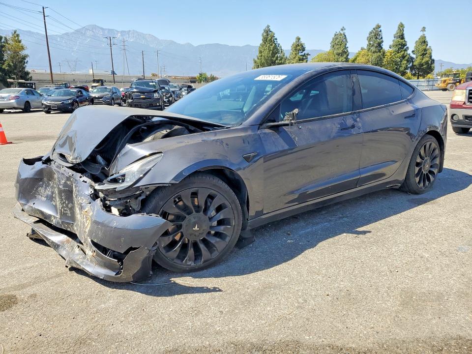 TESLA MODEL 3 2021 with VIN 5YJ3E1EB0MF936657 - Photo from auction