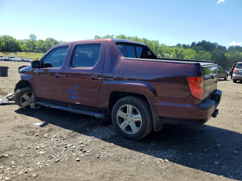 Photo 2 from auction – 2012 HONDA RIDGELINE with VIN 5FPYK1F51CB457239