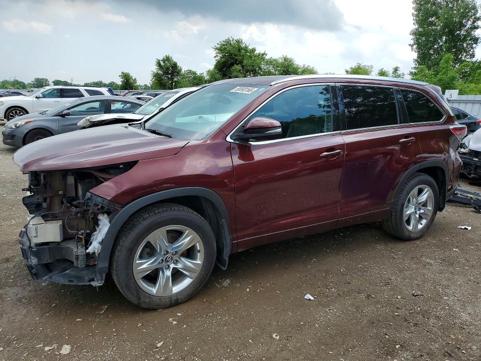 TOYOTA HIGHLANDER 2016 con VIN 5TDDKRFHXGS226230 - Foto de la subasta