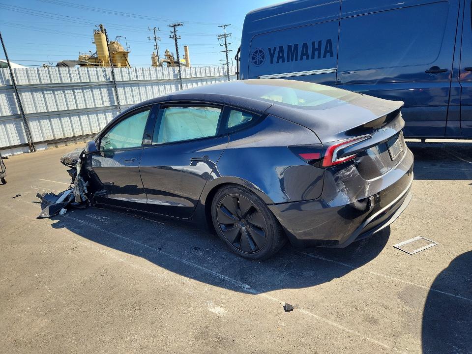 Photo 2 from auction – 2025 TESLA MODEL 3 with VIN 5YJ3E1EA9SF013761