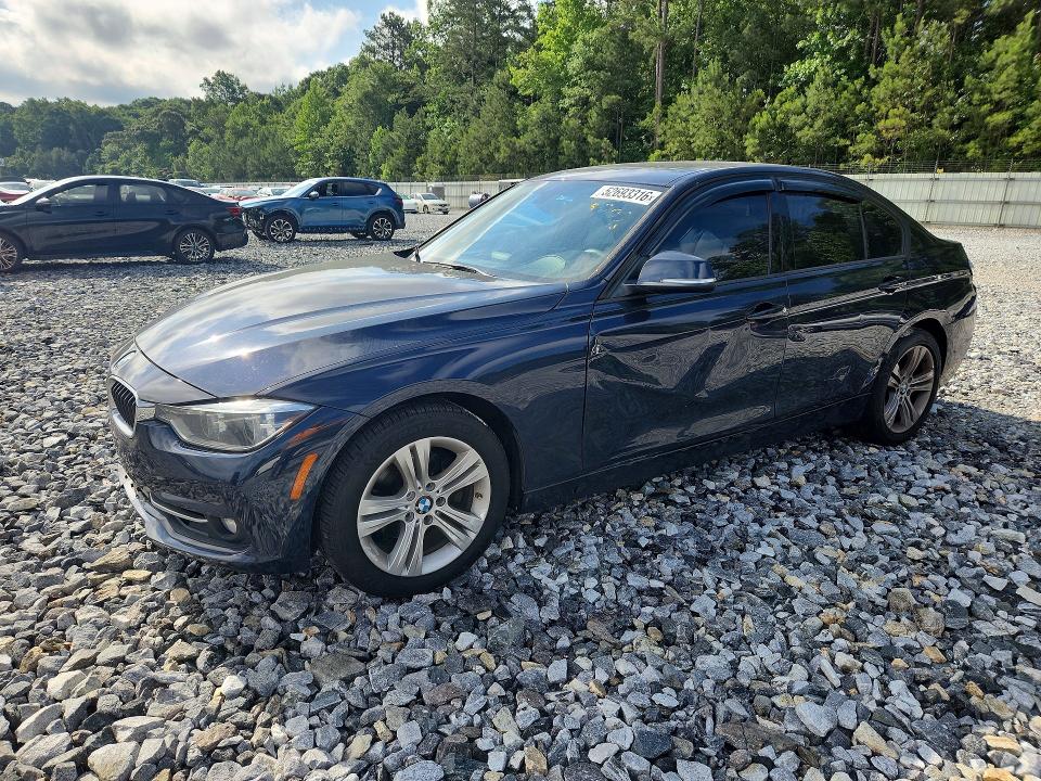 BMW 328 I SULEV 2016 with VIN WBA8E9G59GNU28623 - Photo from auction