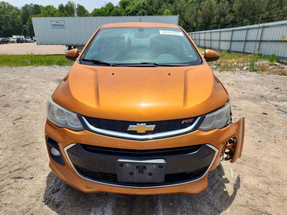 Photo 5 from auction – 2017 CHEVROLET SONIC with VIN 1G1JD6SH1H4125732