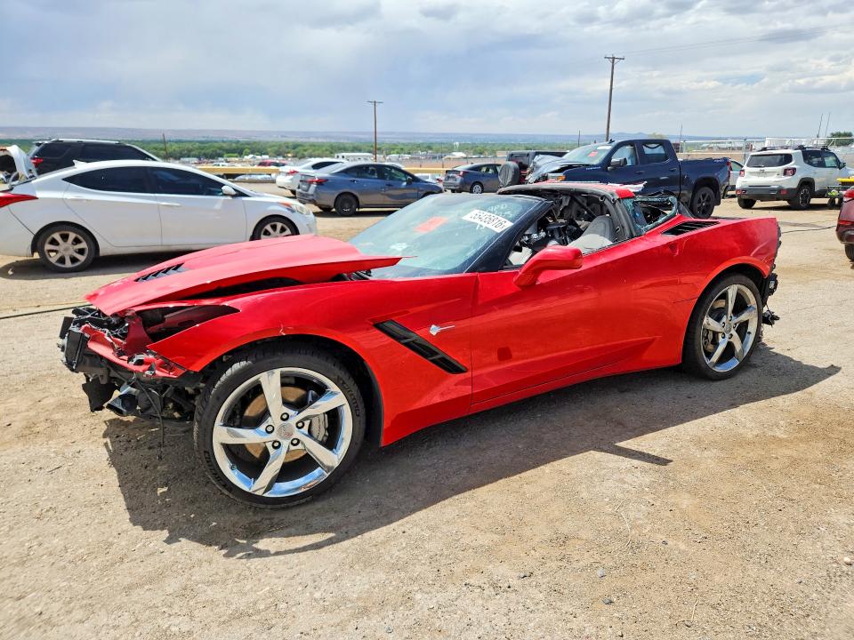 CHEVROLET CORVETTE 2019 with VIN 1G1YB2D74K5101394 - Photo from auction