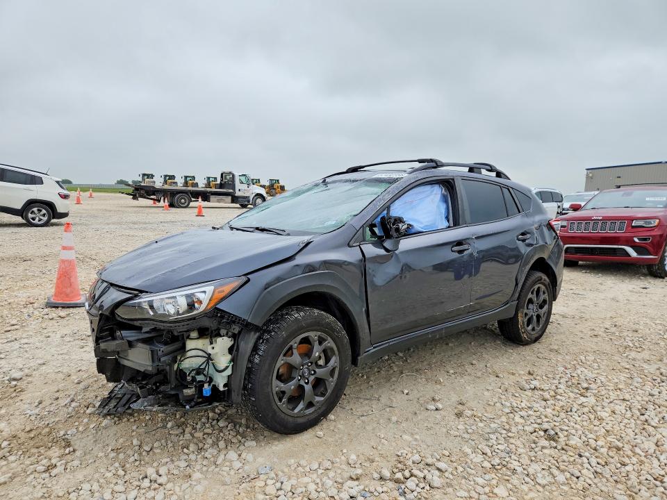 SUBARU CROSSTREK 2023 with VIN JF2GTHRC7PH229161 - Photo from auction