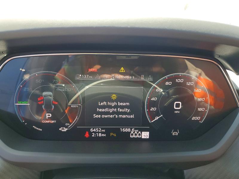 Photo 9 from auction – 2024 AUDI E-TRON GT with VIN WAUEJBFW0R7004402