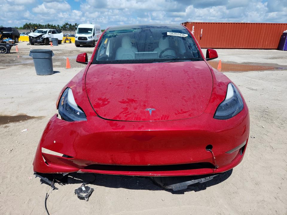 Photo 5 from auction – 2022 TESLA MODEL Y with VIN 7SAYGDEF8NF381160