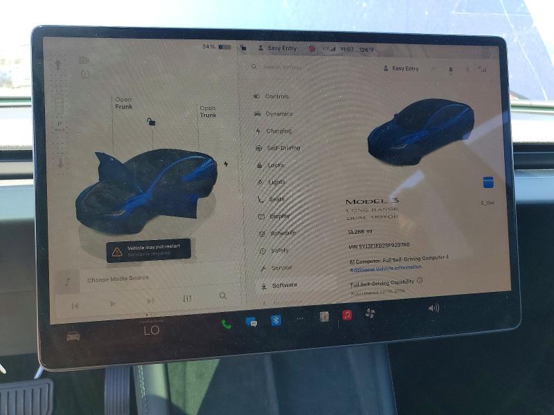 Zdjęcie 9 z aukcji – 2025 TESLA MODEL 3 z VIN 5YJ3E1EB2SF929786