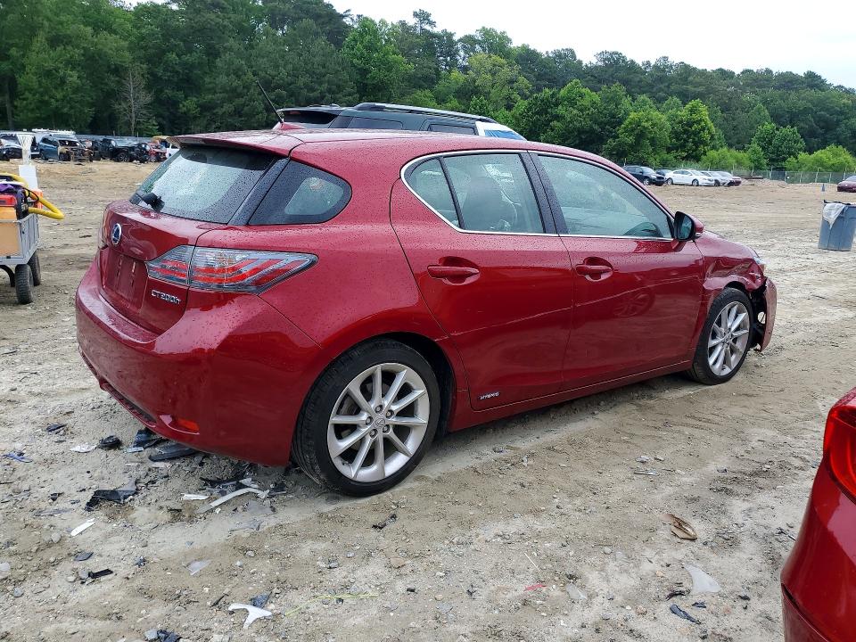 Photo 3 from auction – 2011 LEXUS CT with VIN JTHKD5BH0B2040971