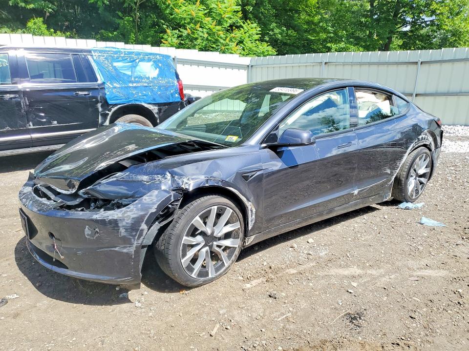 TESLA 3 2024 with VIN 5YJ3E1EB1RF742906 - Photo from auction