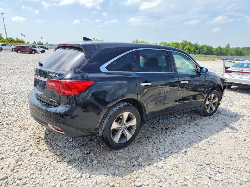Photo 3 from auction – 2014 ACURA MDX with VIN 5FRYD4H27EB010844