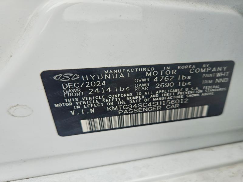 Photo 10 from auction – 2025 GENESIS G70 with VIN KMTG34SC4SU156012