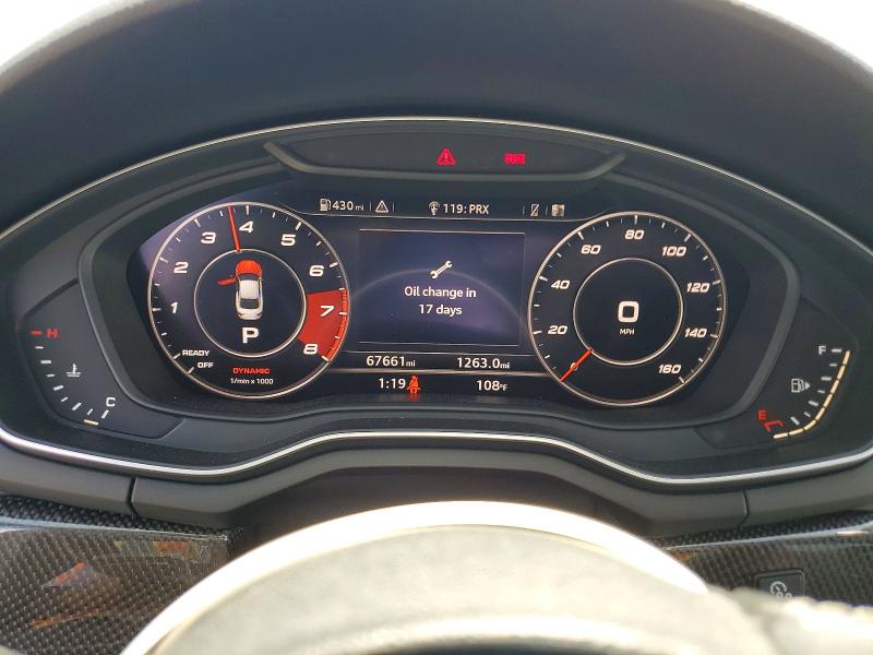 Photo 9 from auction – 2018 AUDI S5 with VIN WAUP4AF53JA032803