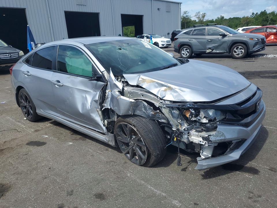 Photo 4 from auction – 2020 HONDA CIVIC with VIN 19XFC2F80LE026636