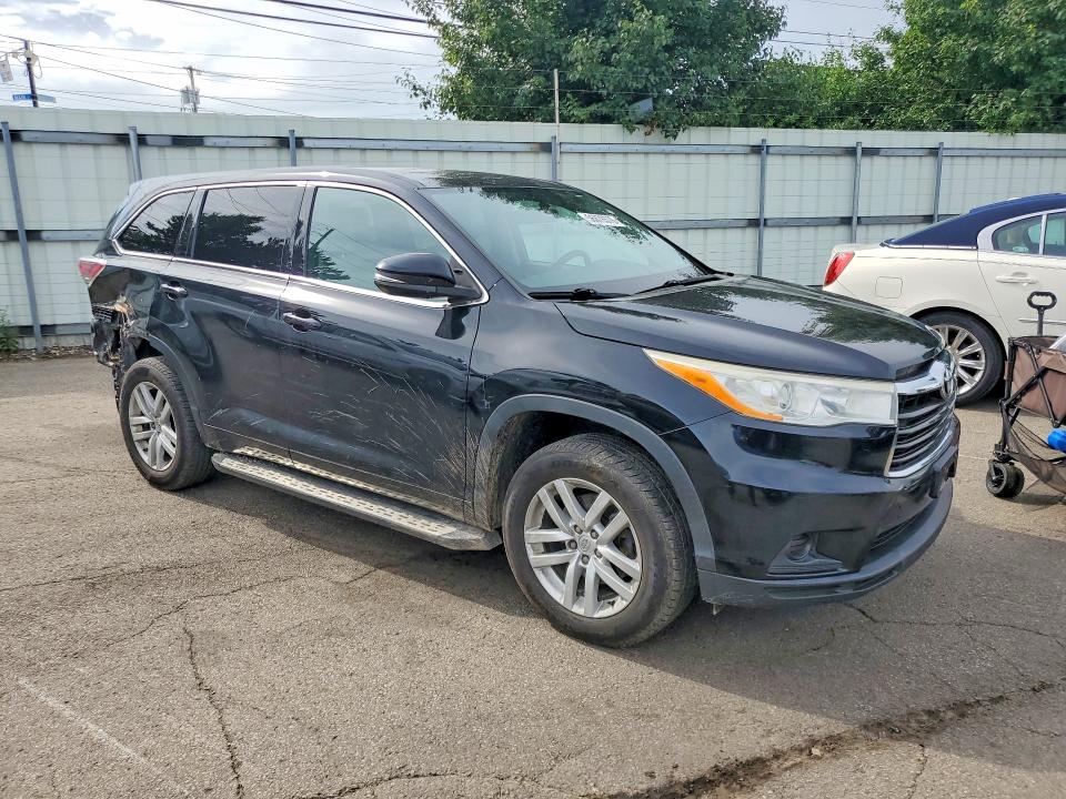Photo 4 from auction – 2014 TOYOTA HIGHLANDER with VIN 5TDZARFH0ES007797