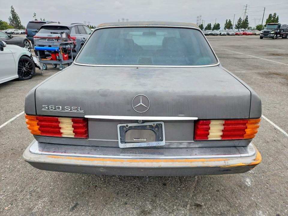 Photo 6 from auction – 1991 MERCEDES-BENZ 560 with VIN WDBCA39E5MA557687