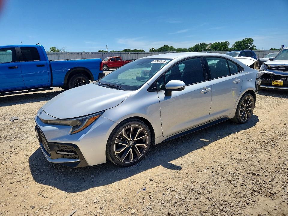 TOYOTA COROLLA 2022 with VIN 5YFS4MCE6NP112553 - Photo from auction